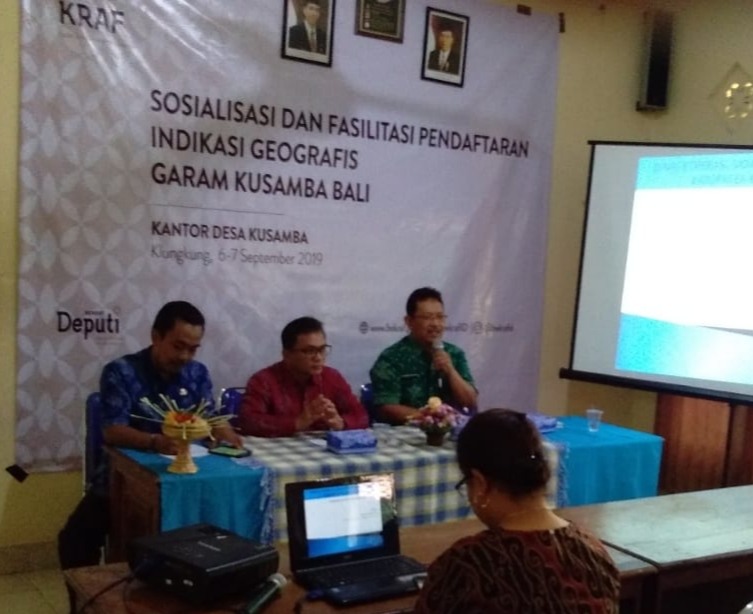 Sosialisasi HKI Indikasi Geografis Garam Kusamba