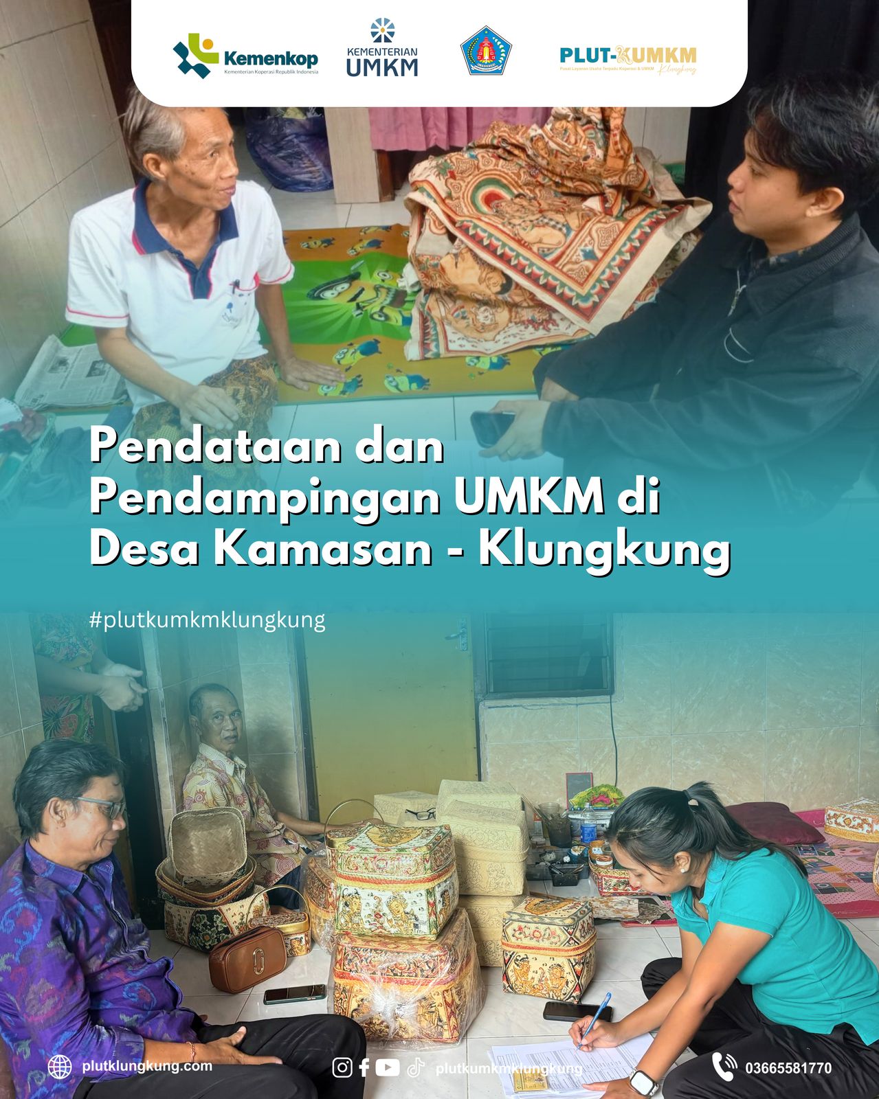 PENDATAAN DAN PENDAMPINGAN PELAKU UMKM di Desa Kamasan – Klungkung