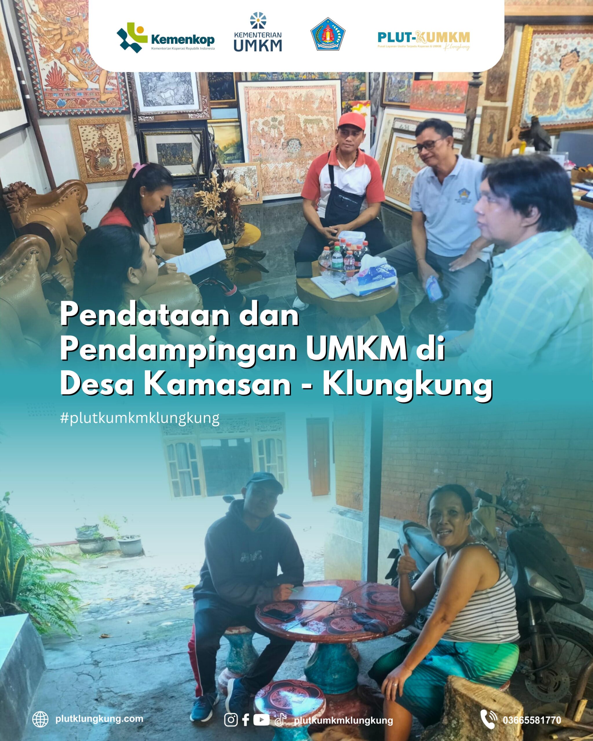 PENDATAAN DAN PENDAMPINGAN PELAKU UMKM di Desa Kamasan – Klungkung