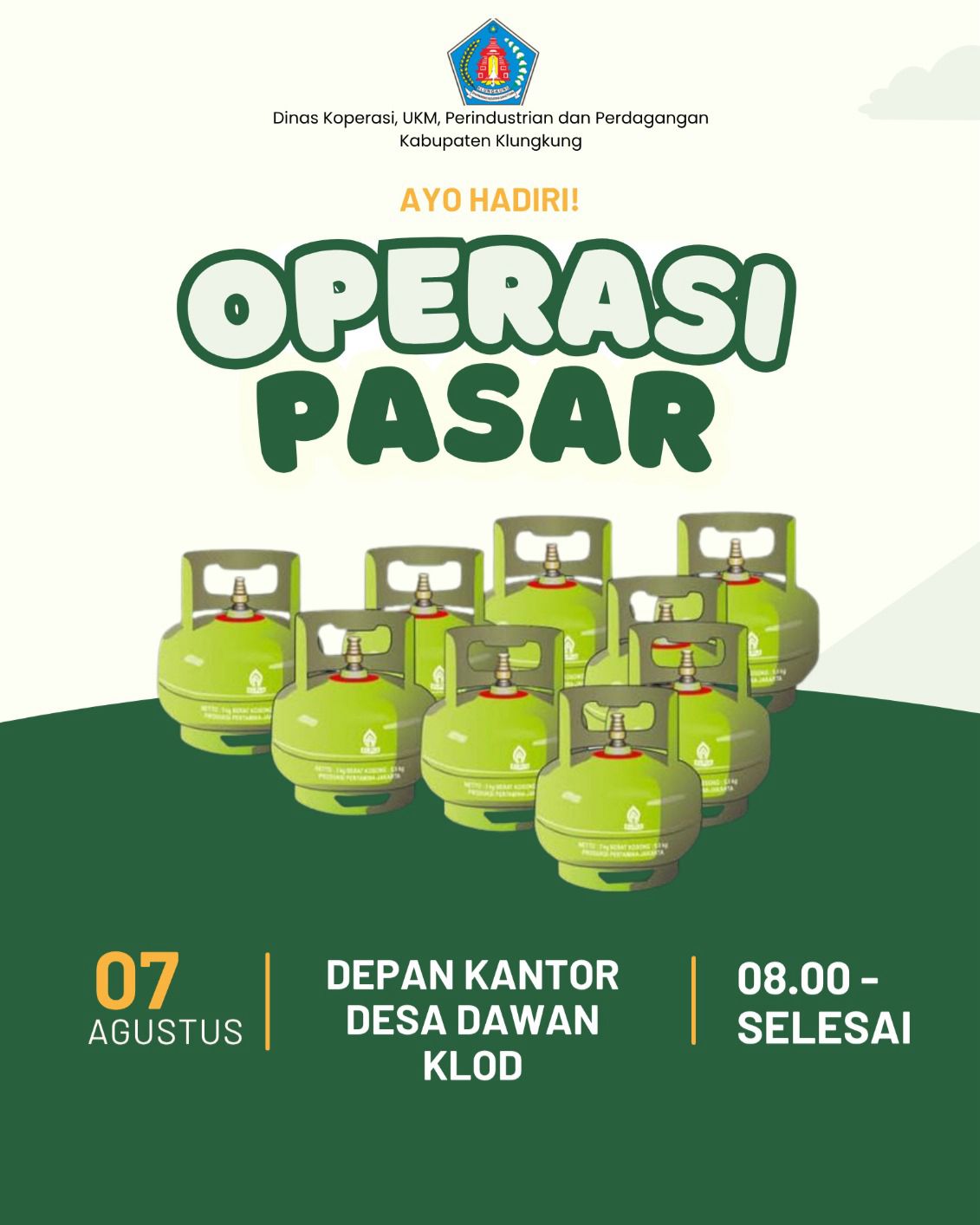 Operasi Pasar Gas LPG 3 kg