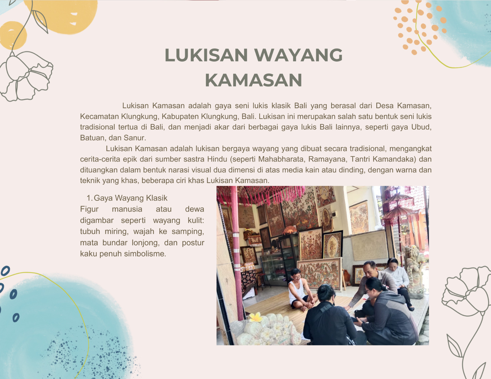 Kerajinan Wayang Kamasan
